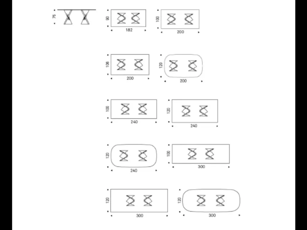 Tavolo fisso Plisset a prezzo scontato^Cattelan Italia Online