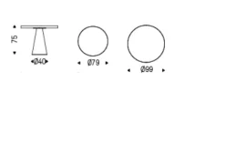 Tavolo fisso Saturno keramik bistrot  Cattelan a prezzo scontato^Cattelan Italia Outlet