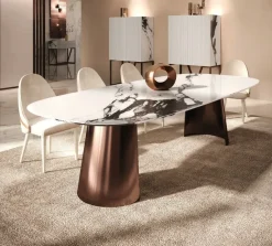 Md work Tavolo fisso Tavolo luxury acciaio e resina  maxi   a soli 9670 Euro- Tavoli