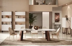 Md work Tavolo fisso Tavolo luxury acciaio e resina  maxi   a soli 9670 Euro- Tavoli