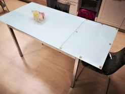 Idealsedia Tavolo Formentera in vetro Allungabile- Tavoli