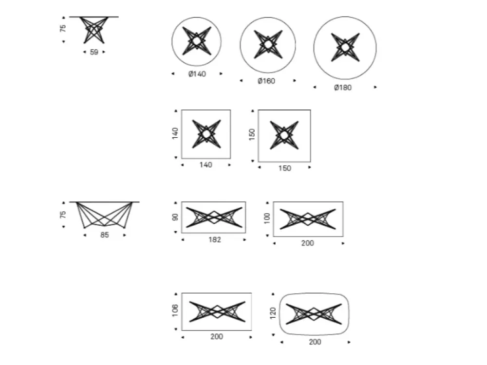 Cattelan Italia Tavolo Gordon Cattelan in vetro Fisso- Tavoli