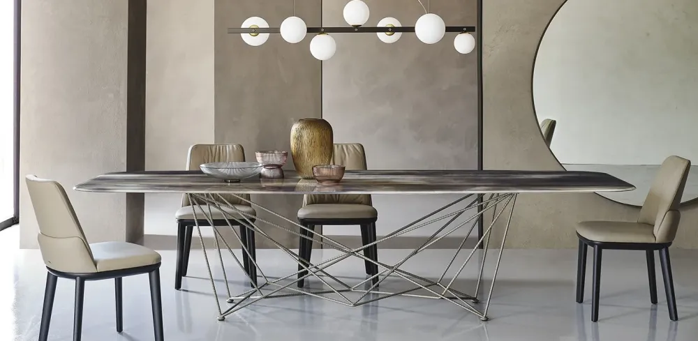 Cattelan Italia Tavolo Gordon Crystalart di in Offerta Outlet- Tavoli