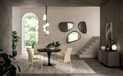 Tavolo in altri materiali ovale Eclipse a prezzo scontato^Ozzio Discount