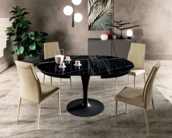 Tavolo in altri materiali ovale Eclipse a prezzo scontato^Ozzio Discount