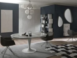 Tavolo in altri materiali ovale Eclipse a prezzo scontato^Ozzio Discount