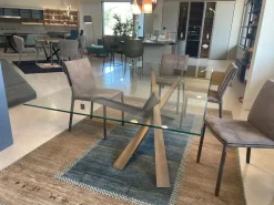 Tavolo in altri materiali rettangolare Lancer in offerta outlet^Cattelan Italia