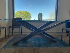 Tavolo in altri materiali rettangolare Lancer in offerta outlet^Cattelan Italia