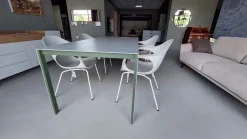 Tavolo in altri materiali rettangolare Thin-k 170 x 90 - elefhantino in offerta outlet^Kristalia Hot