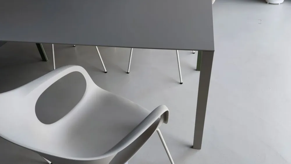 Tavolo in altri materiali rettangolare Thin-k 170 x 90 - elefhantino in offerta outlet^Kristalia Hot