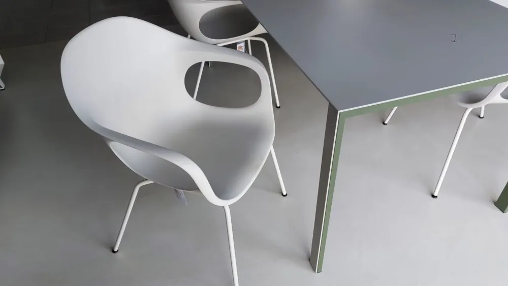 Tavolo in altri materiali rettangolare Thin-k 170 x 90 - elefhantino in offerta outlet^Kristalia Hot