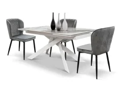 Outlet Tavolo in altri materiali rettangolare Tavolo piano pandora luxury allungabile   a prezzo scontato Tavoli