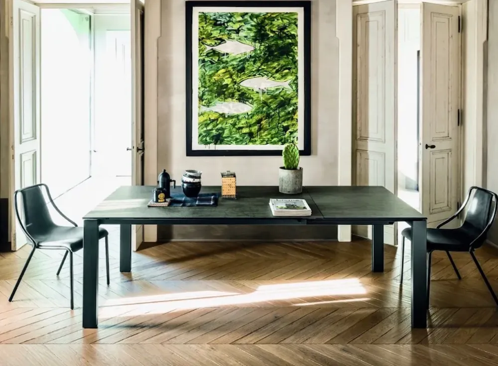 Artigianale Tavolo in ceramica rettangolare Kura a prezzo ribassato- Tavoli