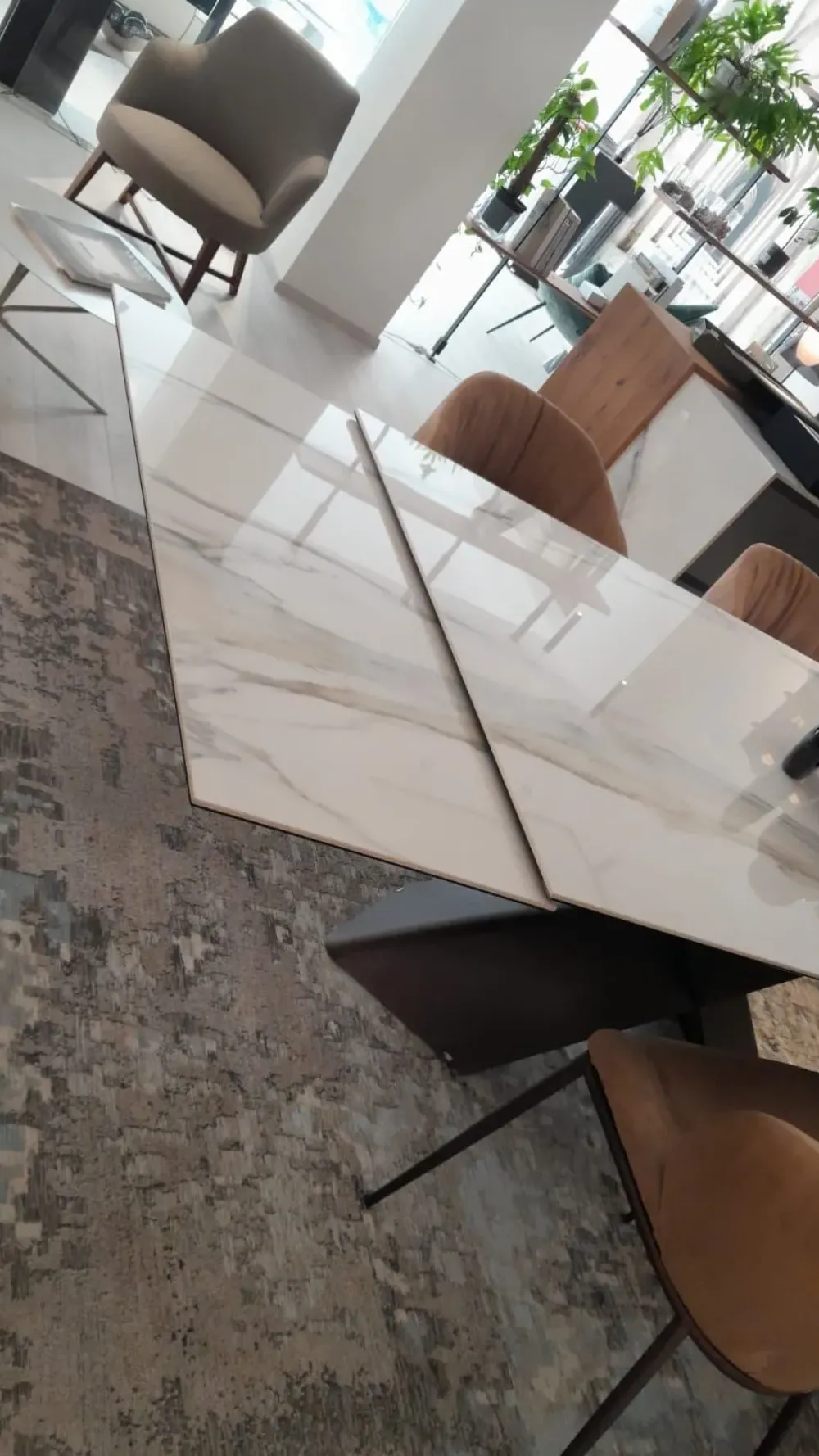 Tavolo in ceramica rettangolare Tyron keramik drive in offerta outlet^Cattelan Italia Discount