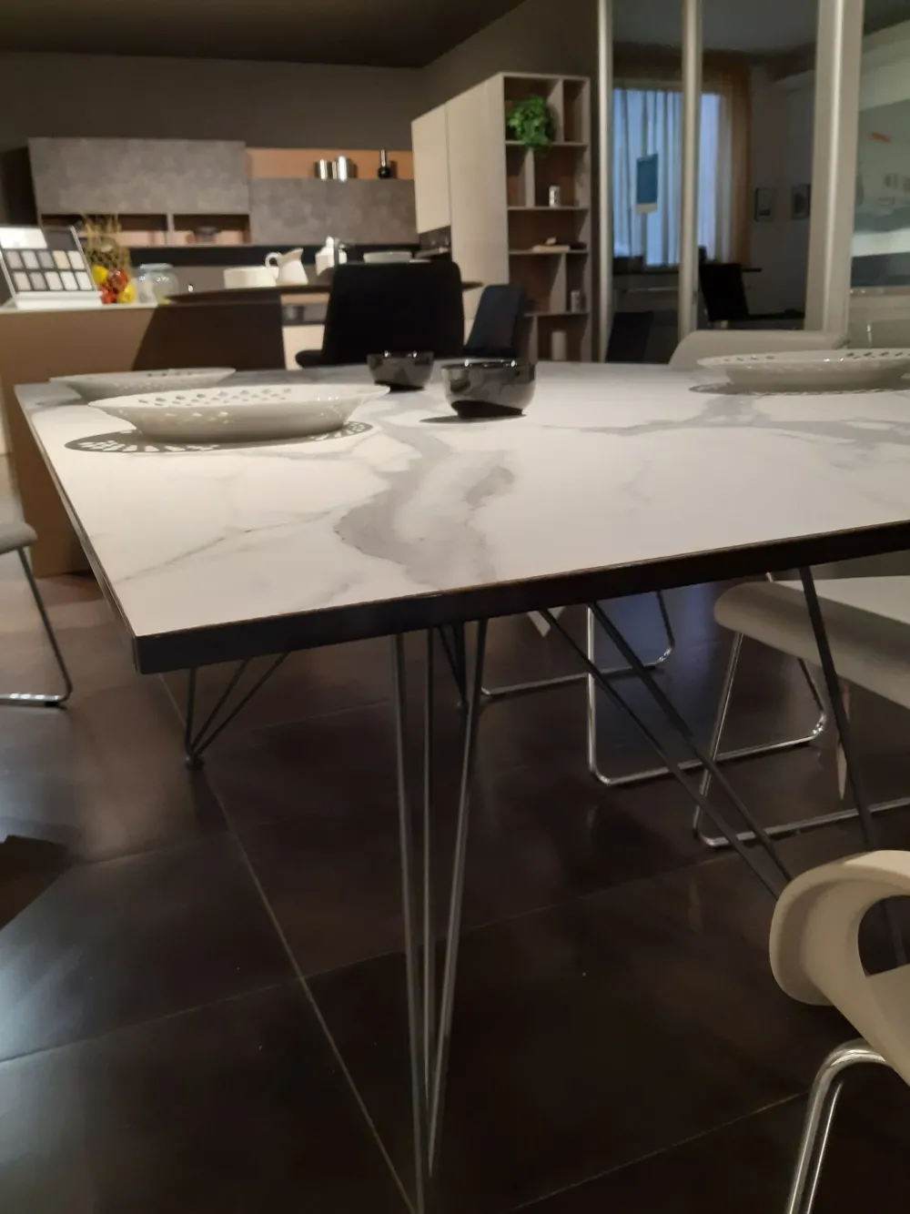 Easyline Tavolo in ceramica rettangolare Cross a prezzo scontato- Tavoli