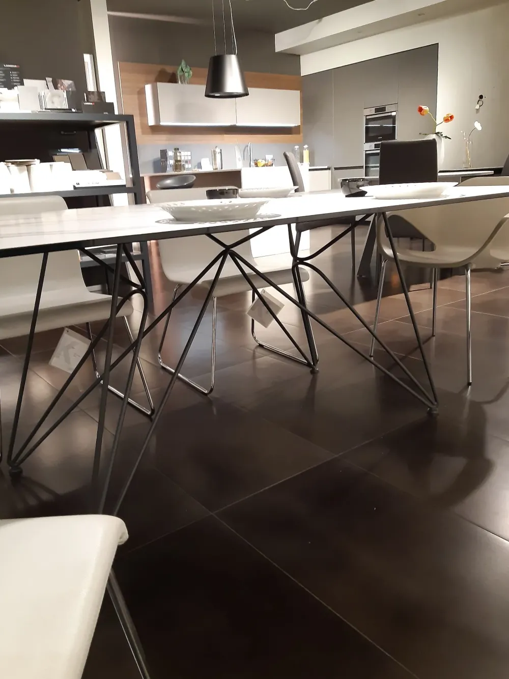 Easyline Tavolo in ceramica rettangolare Cross a prezzo scontato- Tavoli