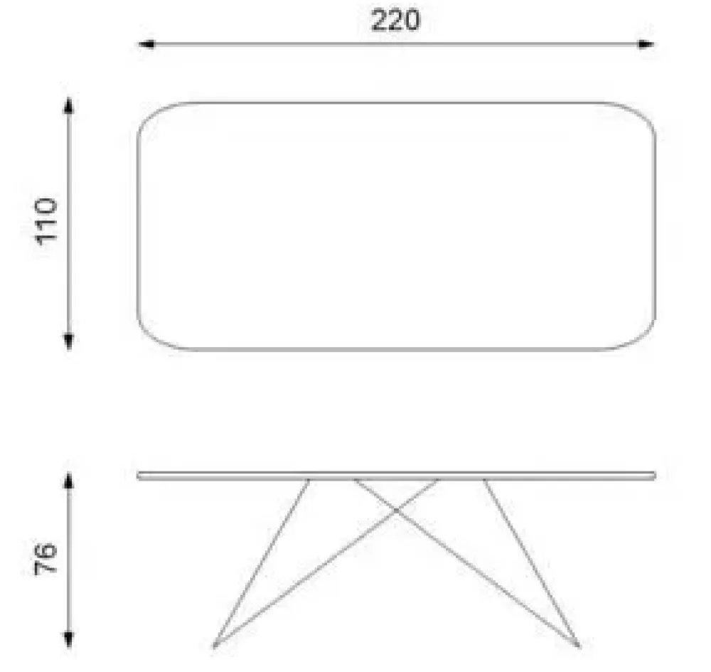 Stones Tavolo in ceramica rettangolare Thanos a prezzo ribassato- Tavoli