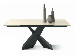 Tavolo in ceramica rettangolare Ship a prezzo ribassato^Zamagna