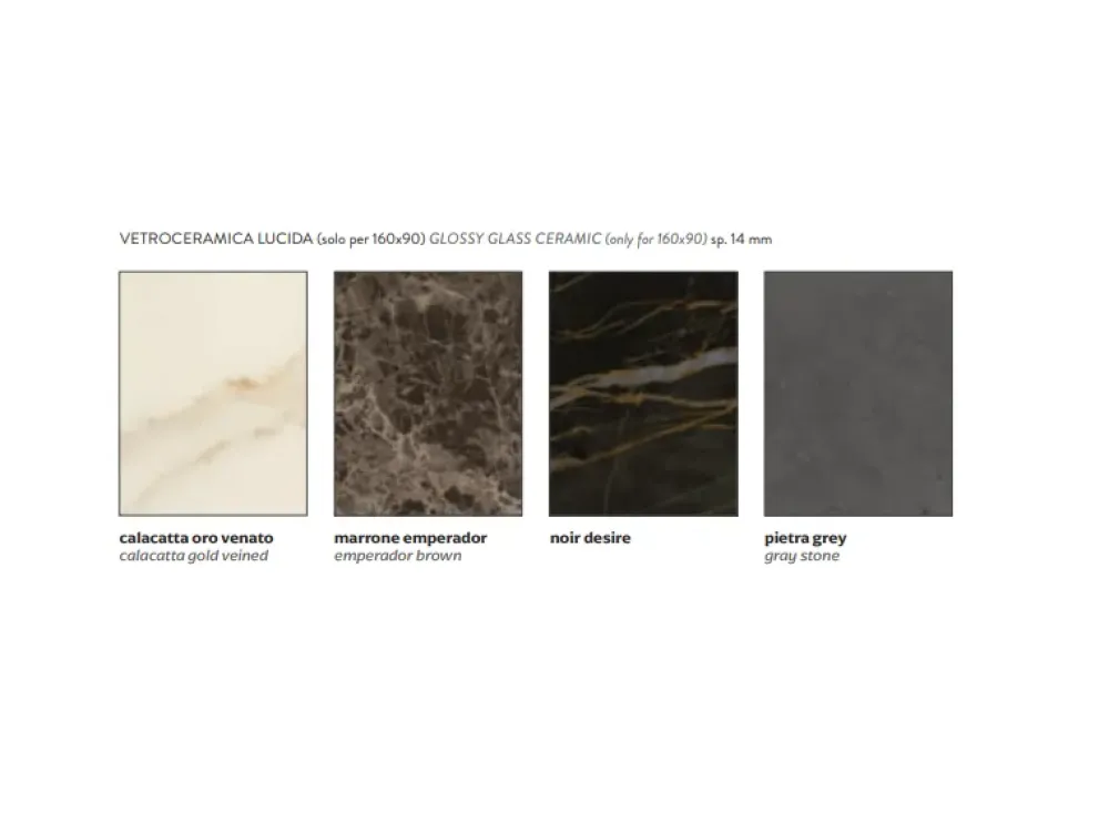 Outlet Tavolo in ceramica rettangolare Circle a prezzo ribassato Tavoli