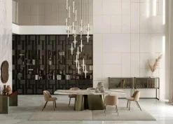 Bontempi Tavolo in ceramica rettangolare Tavolo kimono – casa in offerta outlet- Tavoli