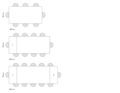 Outlet Tavolo in ceramica rettangolare Tempor 2021 a prezzo ribassato Tavoli