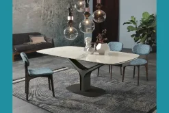 Tavolo in ceramica rettangolare Ariston in Offerta Outlet Tavoli