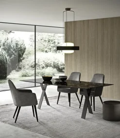 Tavolo in ceramica rettangolare Tailor a prezzo scontato^Presotto Hot