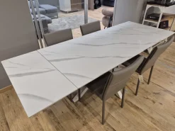 Tavolo in ceramica rettangolare Bilbao in offerta outlet^Artigianale Sale