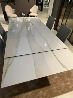 Cattelan Italia Tavolo in ceramica rettangolare Tavolo allungabile premier keramik a prezzo scontato- Tavoli