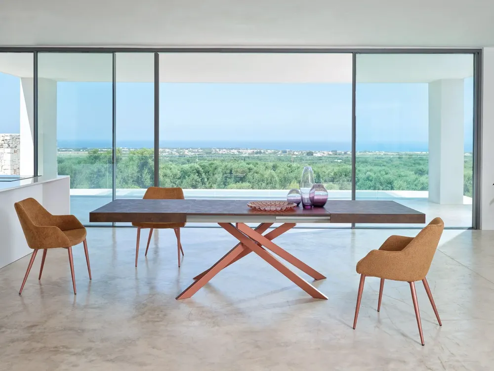 Tavolo in ceramica rettangolare Boston in offerta outlet^Friulsedie New