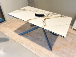 Best Tavolo in ceramica rettangolare Tavolo cross calacatta borghini in offerta outlet Tavoli