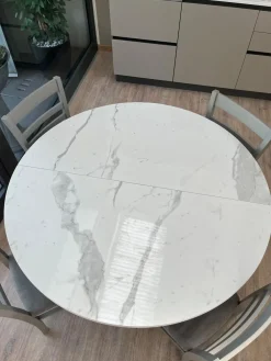 Tavolo in ceramica rotondo Sun super a prezzo scontato^Altacom New