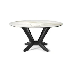 Cattelan Italia Tavolo in ceramica rotondo Planer keramik round Cattelan in offerta outlet- Tavoli