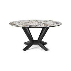 Cattelan Italia Tavolo in ceramica rotondo Planer keramik round Cattelan in offerta outlet- Tavoli