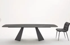 Friulsedie Tavolo in ceramica sagomato Portaland a prezzo scontato- Tavoli