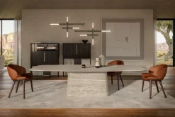 Tavolo in ceramica sagomato Napoleon in offerta outlet^Cattelan Italia Online