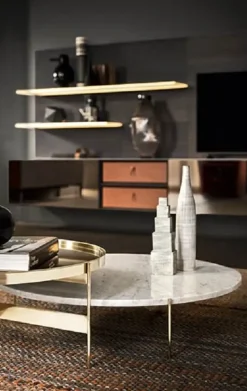 Pianca Tavolo in laccato rotondo Abaco a prezzo ribassato- Tavoli