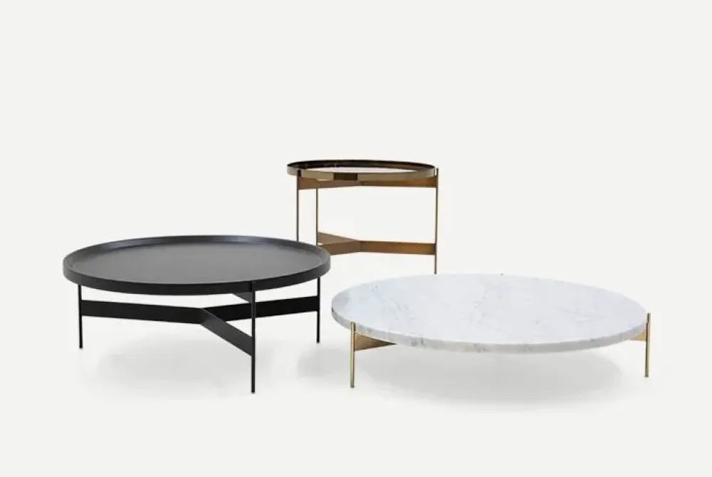 Pianca Tavolo in laccato rotondo Abaco a prezzo ribassato- Tavoli