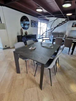 Point House Tavolo in laminato rettangolare Diamante in offerta outlet- Tavoli