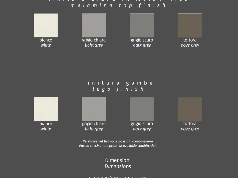 Stones Tavolo in laminato rettangolare Traffic in offerta outlet- Tavoli