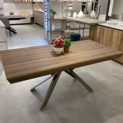 Easyline Tavolo in laminato rettangolare Lungo largo a prezzo scontato- Tavoli