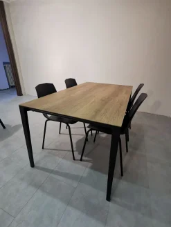 Tavolo in laminato rettangolare Fusion in offerta outlet^Point House Discount