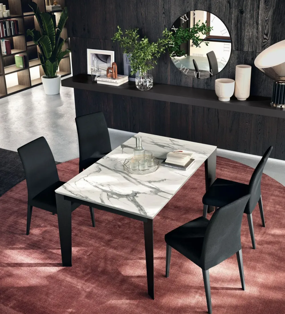 Tavolo in laminato rettangolare Infinity in offerta outlet^Scavolini