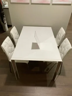 Cattelan Italia Tavolo in laminato rettangolare Pedro in offerta outlet- Tavoli