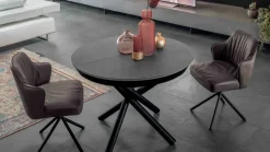 Tavolo in laminato rettangolare Fahrenheit round a prezzo scontato^Altacom Outlet