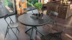 Tavolo in laminato rettangolare Fahrenheit round a prezzo scontato^Altacom Outlet