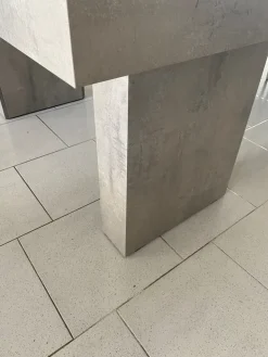 Tavolo in laminato rettangolare Pronta consegna grey in offerta outlet^Md work Discount