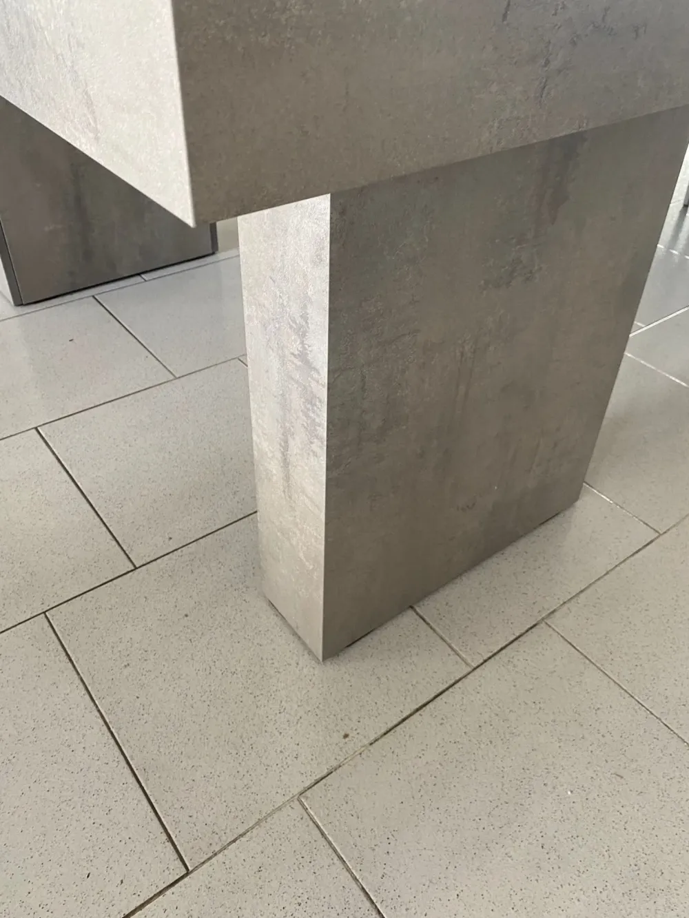 Tavolo in laminato rettangolare Pronta consegna grey in offerta outlet^Md work Discount