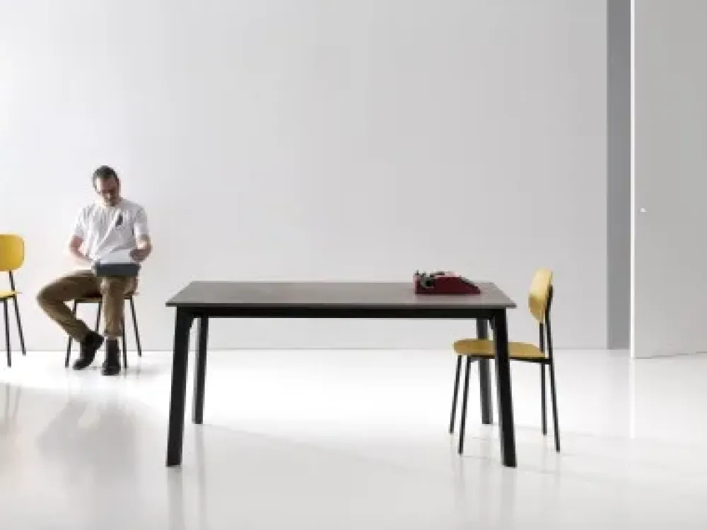 Tavolo in laminato rettangolare Drop 140 a prezzo ribassato^Point House New