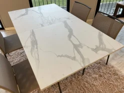 Altacom Tavolo in laminato rettangolare Tavolo giada allungabile in offerta outlet- Tavoli